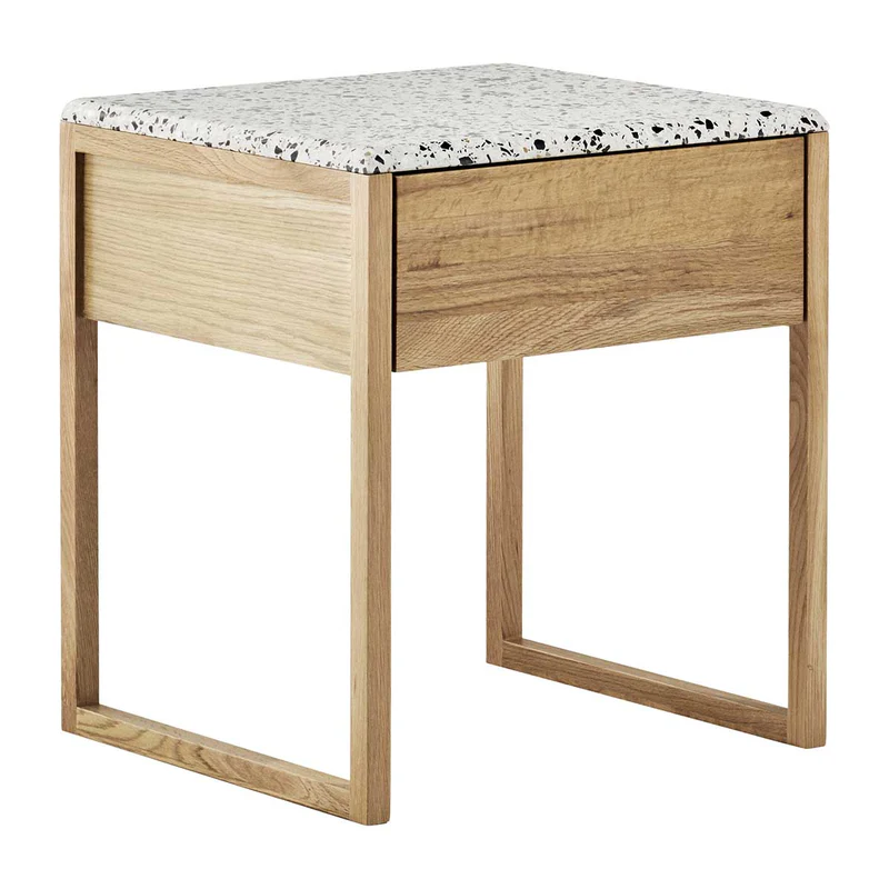 Aura Terrazzo Bedside Table